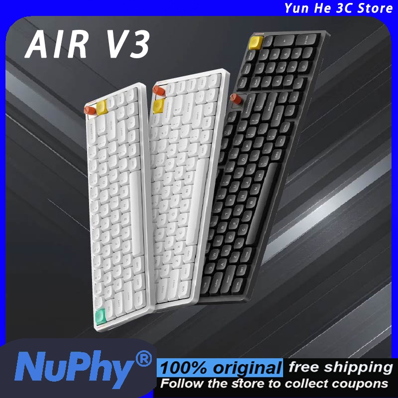 Gaming Keyboard That Is Quiet - คีย์บอร์ดกลไก NuPhy Air V3 แบบบาง เงียบไร้สาย