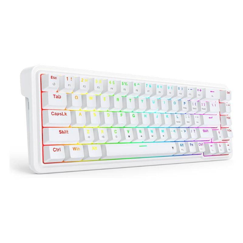 Gaming Keyboard No Noise - Redragon K709 65% สายปะเก็น RGB 68