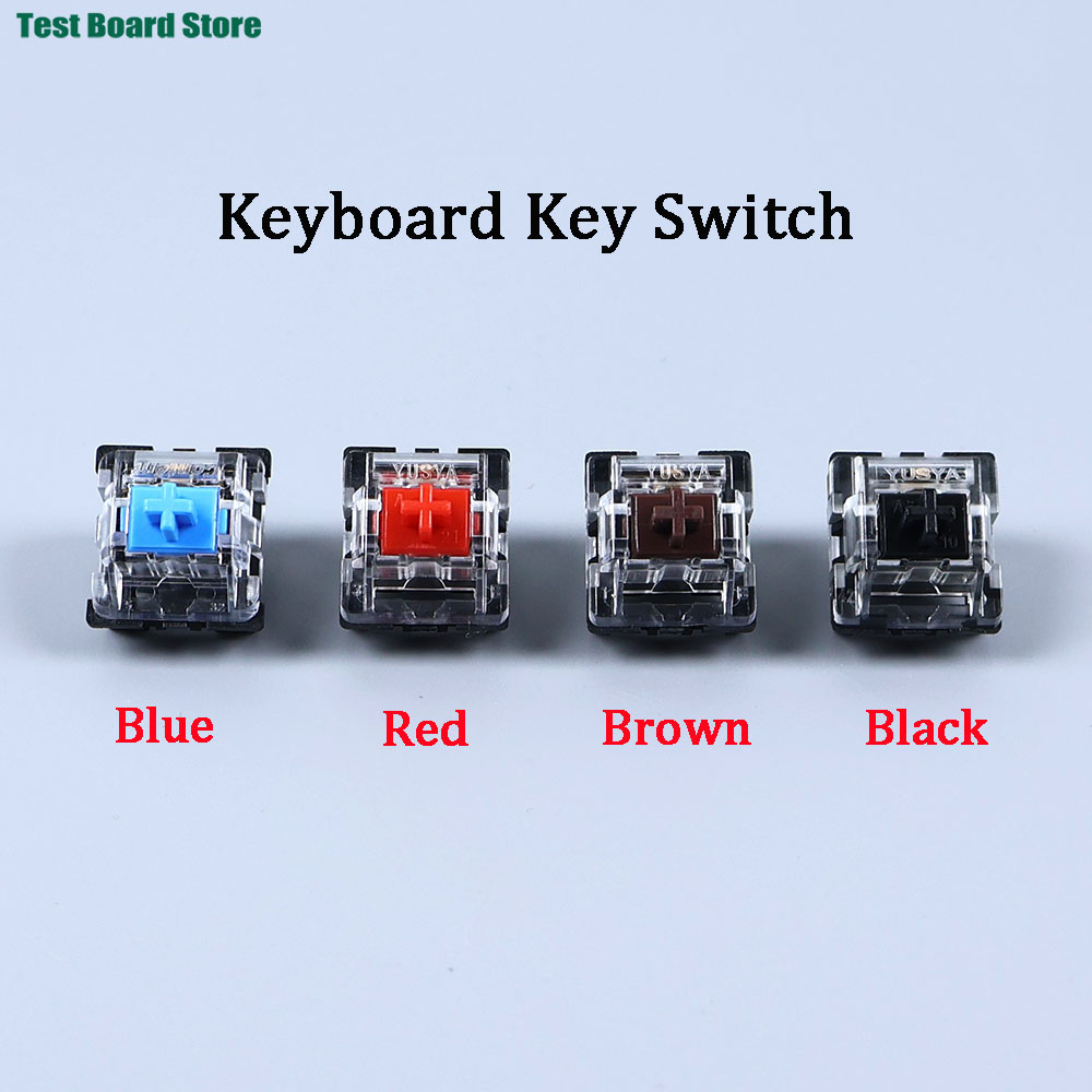 Gaming Keyboard Blue - สวิตช์คีย์บอร์ดแบบเสียงเงียบ 2 พิน คลิกได้ ตอบสนองแบบเชิงเส้น สำหรับคีย์บอร์ดแบบมีไฟพื้นหลัง