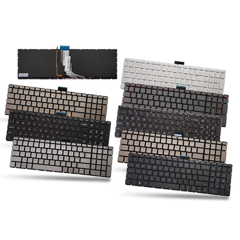 Gaming Keyboard E Yooso - แป้นพิมพ์ภาษาอังกฤษแบบ US สำหรับ HP Pavilion 15-ab500