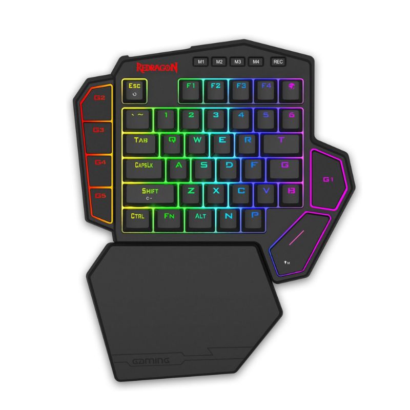 Gaming Keyboard Mobile - เรดดรากอน K585 HE คีย์บอร์ดเกมมิ่งแบบมีสาย 8K แบบใช้มือเดียว,