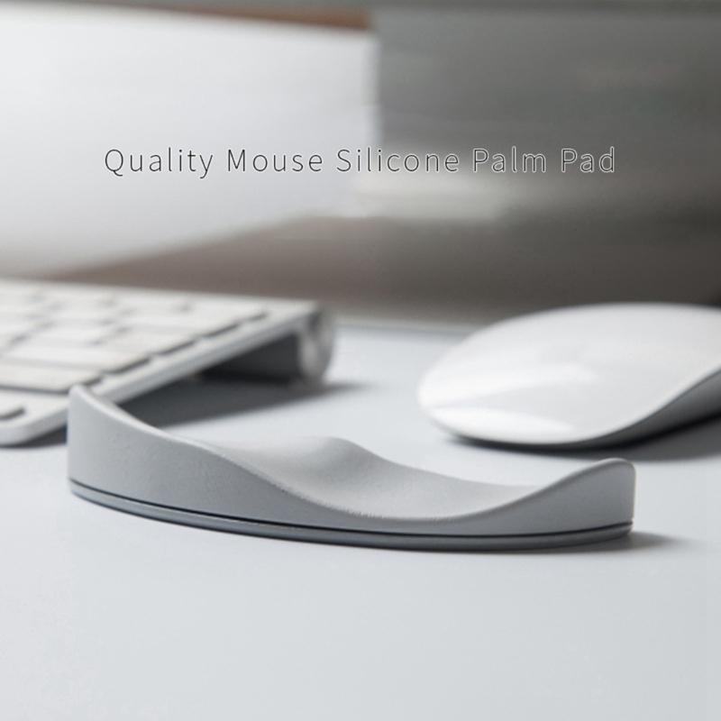 Gaming Keyboard Ergonomics - ที่รองข้อมือเมาส์ซิลิโคน แผ่นรองนุ่ม รองรับฝ่ามือ ที่สามารถเคลื่อนไหวได้ตามข้อมือ ทนทาน