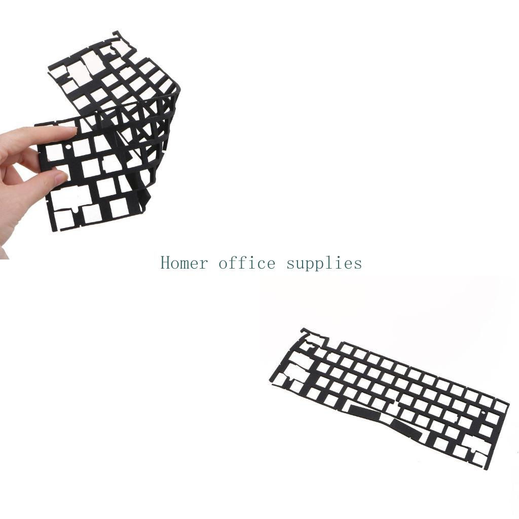 Foam Dampener Sheet - K43B 61-เค้าโครงคีย์บอร์ดสวิทช์Dampenersเสียงแผ่นนุ่มLanding Pads Dimpleโฟมฟองน้ำ 2 ชิ้น