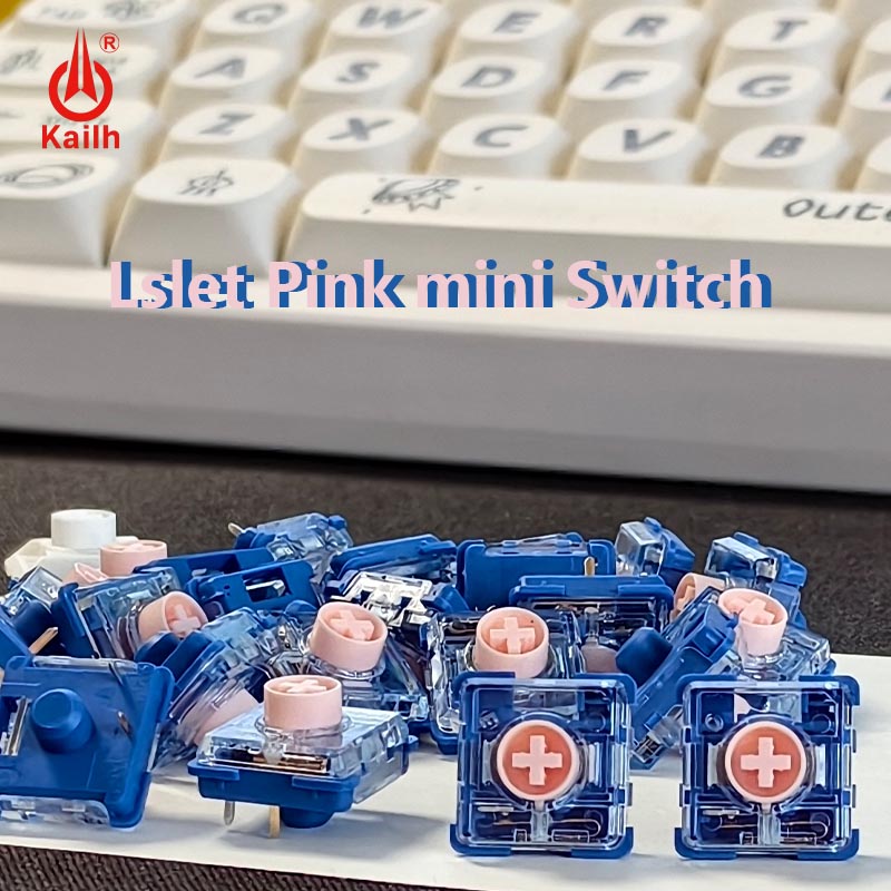 Gaming Keyboard That Is Quiet - สวิตช์ Kailh Pink Silent Island MINI