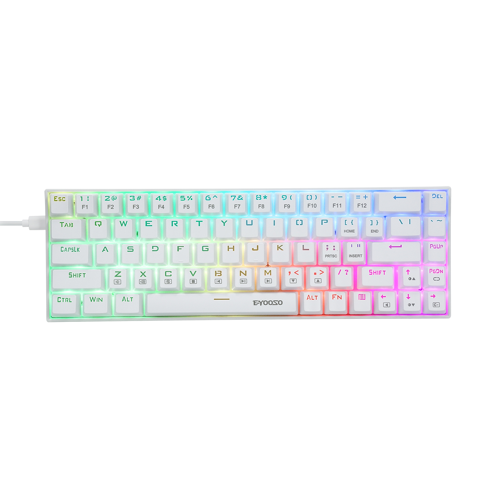 Gaming Keyboard E Yooso - Z-686 60% Mini เชิงกล Gaming คีย์บอร์ด