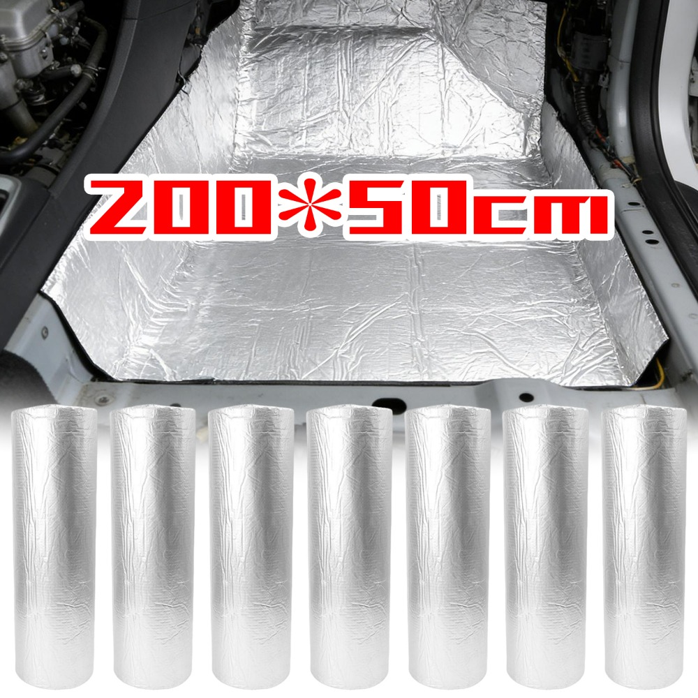 Foam Dampener Sheet - แผ่นฉนวนกันเสียงรถยนต์ 5/10 มม. แผ่นฟอยล์อะลูมิเนียมหนา แผ่นกันความร้อน แผ่นลดเสียงรบกวนในรถยนต์