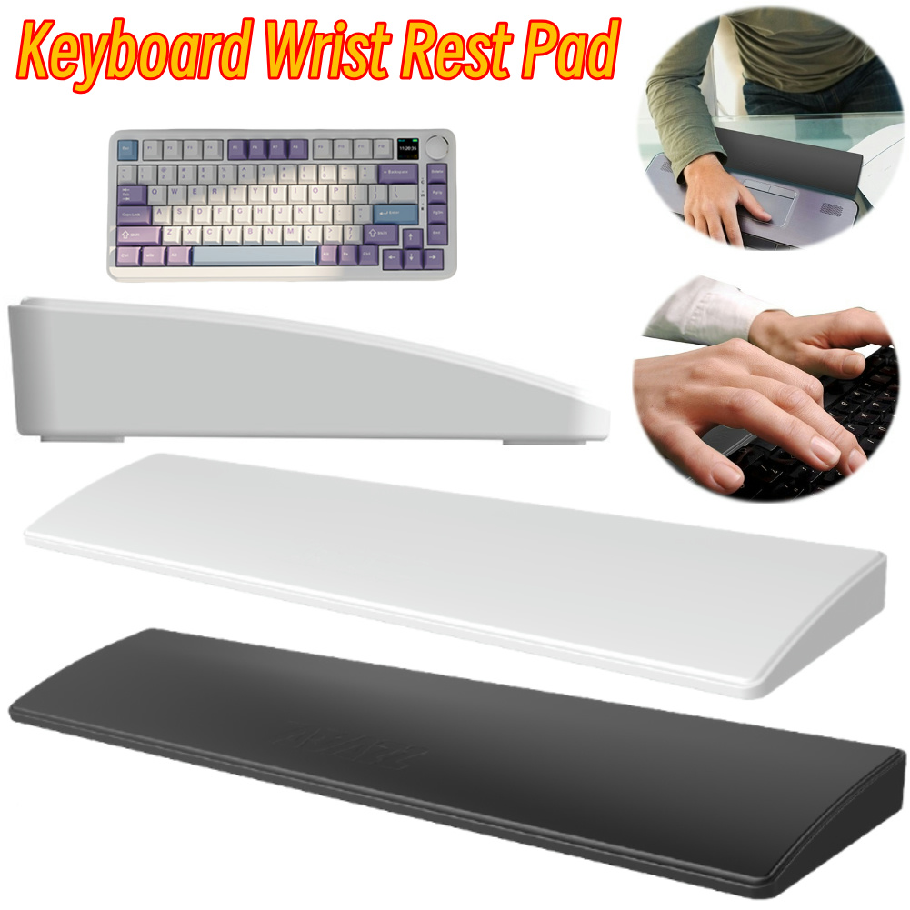 Gaming Keyboard Hand - แผ่นรองข้อมือสำหรับเล่นเกมบนคีย์บอร์ด 87 ปุ่ม รองรับมือ ป้องกันการลื่นไถล ฐานยางมั่นคง
