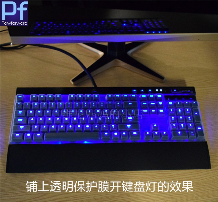 Gaming Keyboard Corsair - Desktop PCคีย์บอร์ดครอบคลุมกันน้ำป้องกันฝุ่นClearแป้นพิมพ์ปกคลุมProtectorผิวสำหรับCORSAIR K70 RGB LUX Mechanical