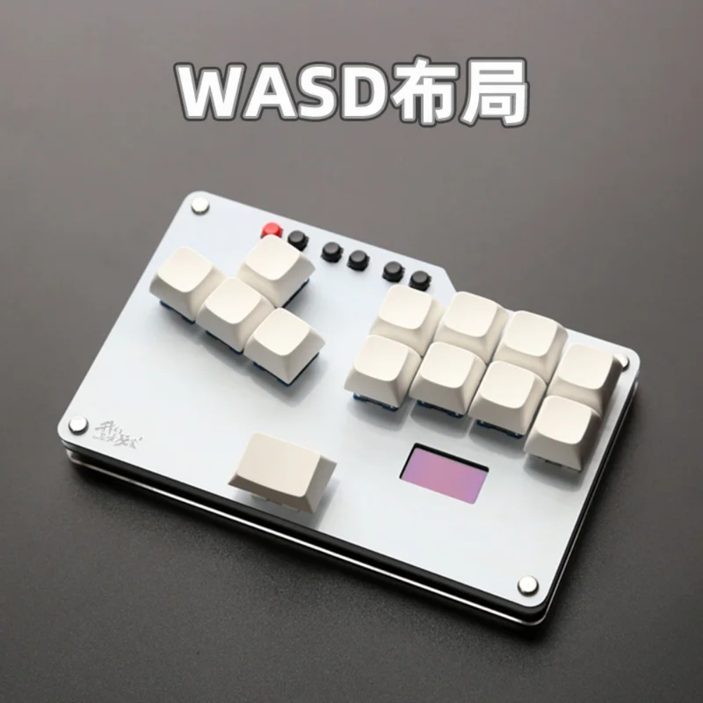 Gaming Keyboard Ergonomics - คีย์บอร์ด HitBox Mini แบบพกพา จอยสติ๊กเกมส์แนวต่อสู้ อุปกรณ์เสริมสำหรับเล่นเกมบนพีซี