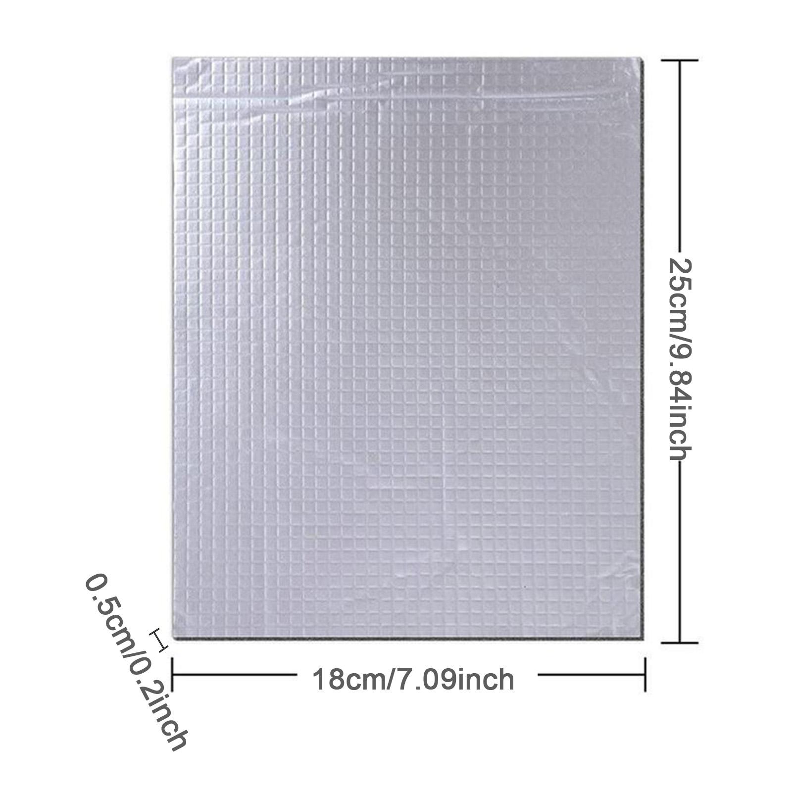 Foam Dampener Sheet - แผ่นรองกันเสียงและความร้อนแบบมีกาวในตัวสำหรับรถยนต์ แผ่นยางโฟมกันน้ำ ลดเสียงรบกวน สำหรับตกแต่งภายในรถยนต์