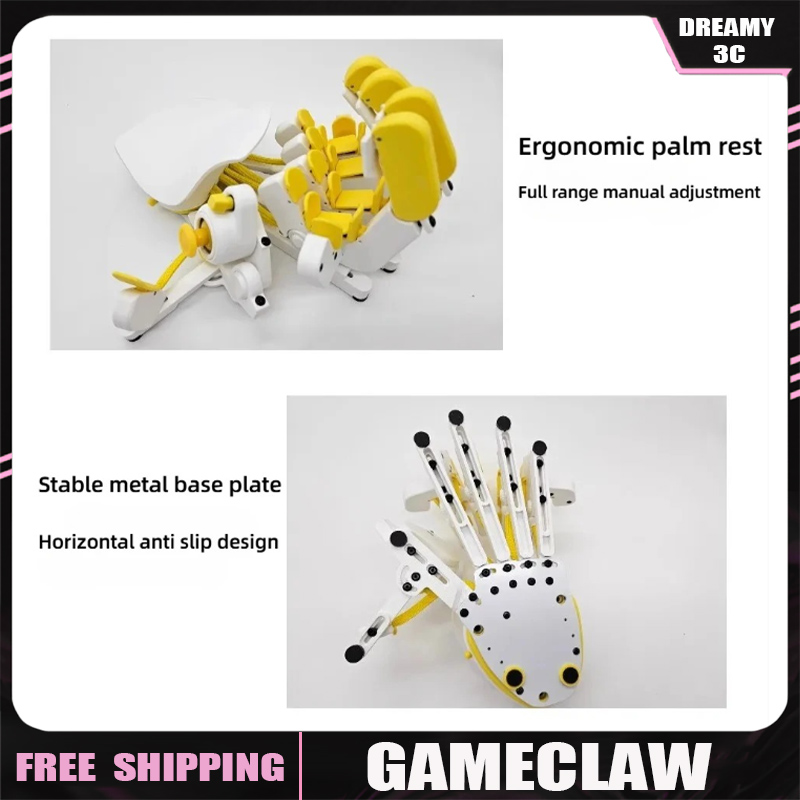 Gaming Keyboard Ergonomics - คีย์บอร์ดเกมมิ่งแบบมือเดียว GameClaw Alien ดีไซน์ตามหลักสรีรศาสตร์ รองรับปุ่มจอยสติ๊กที่ปรับแต่งได้ คีย์บอร์ดเกมมิ่งแบบมือเดียว