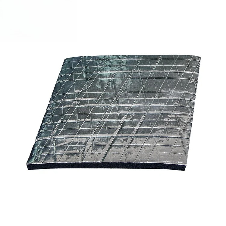 Foam Dampener Sheet - แผ่นกันความร้อนและเสียงสำหรับรถยนต์ วัสดุดูดซับเสียง แผ่นกันเสียง แผ่นกันความร้อน โฟมเซลล์ปิด พร้อมแผ่นอะลูมิเนียม