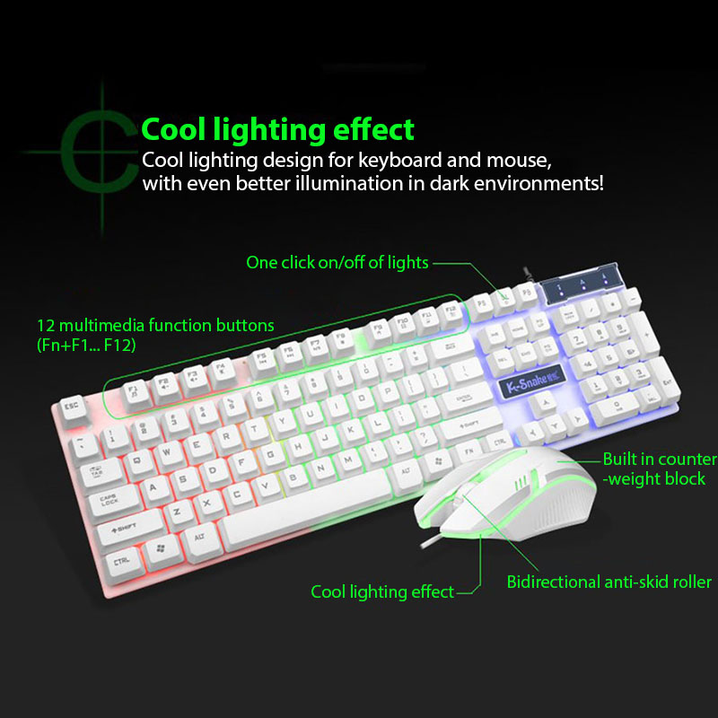 KM320 ชุดคีย์บอร์ดและเมาส์กันน - Gaming Keyboard Mouse And Headset Combo บทวิจารณ์และราคา