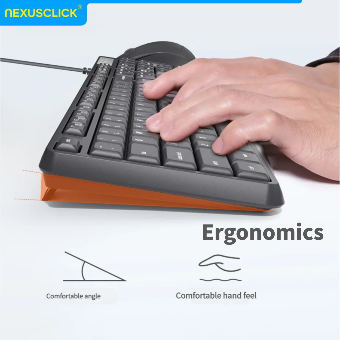 ชุดคีย์บอร์ดและเมาส์แบบมีสาย N - Gaming Keyboard That Is Quiet บทวิจารณ์และราคา
