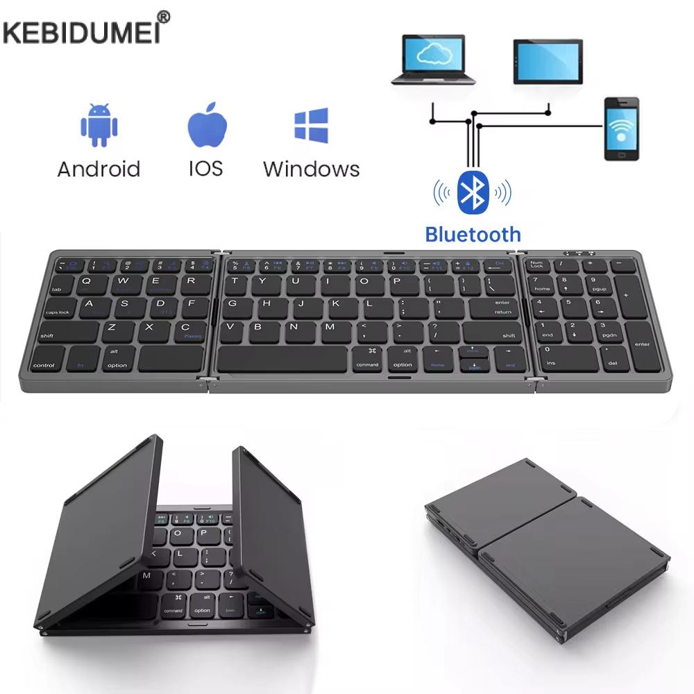 คีย์บอร์ดไร้สายบลูทูธแบบพับได้ - Gaming Keyboard Budget บทวิจารณ์และราคา
