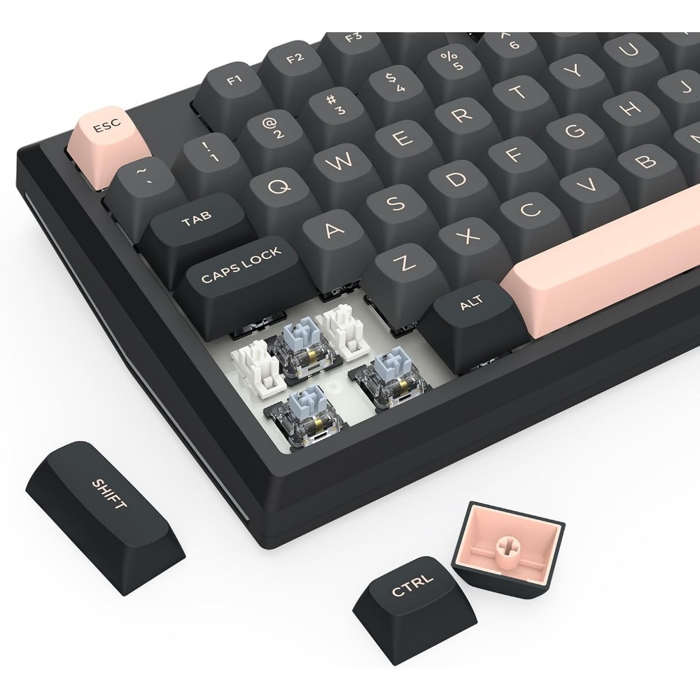 คีย์บอร์ดเกมมิ่งแบบไร้สาย 81 ป - Gaming Keyboard No Noise บทวิจารณ์และราคา