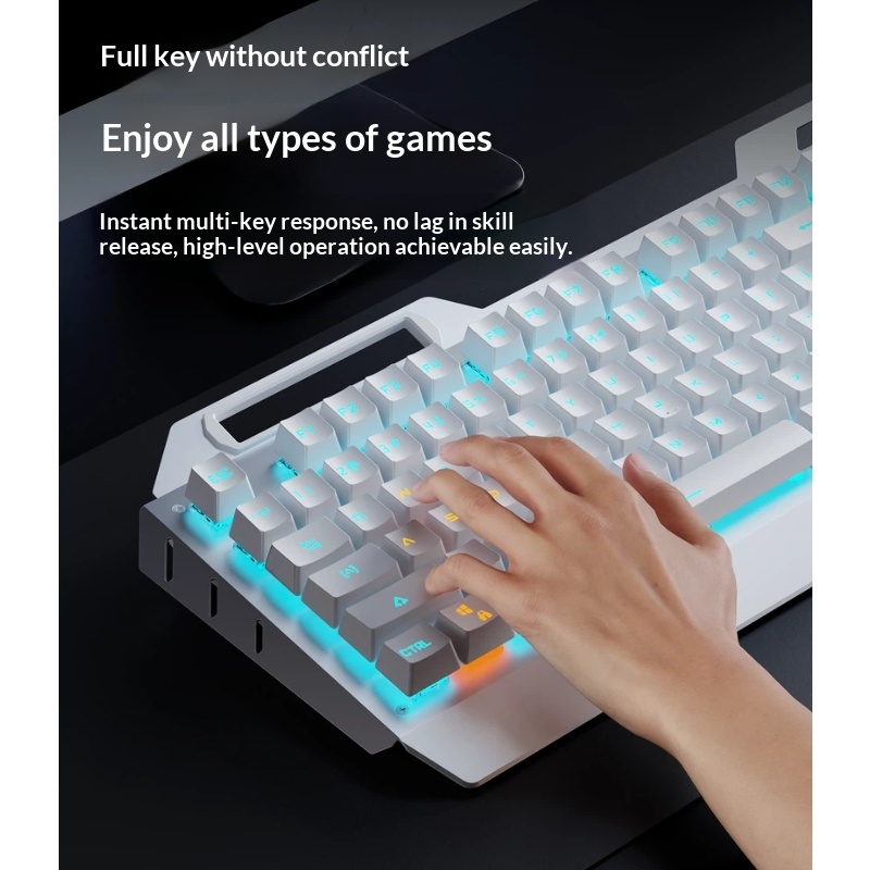 ชุดคีย์บอร์ดเกมมิ่งไร้สาย Ewea - Gaming Keyboard Mouse And Headset Combo บทวิจารณ์และราคา