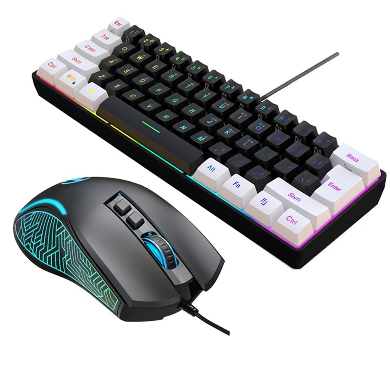 ชุดคีย์บอร์ดและเมาส์ 60% สำหรั - Gaming Keyboard Mouse And Headset Combo บทวิจารณ์และราคา