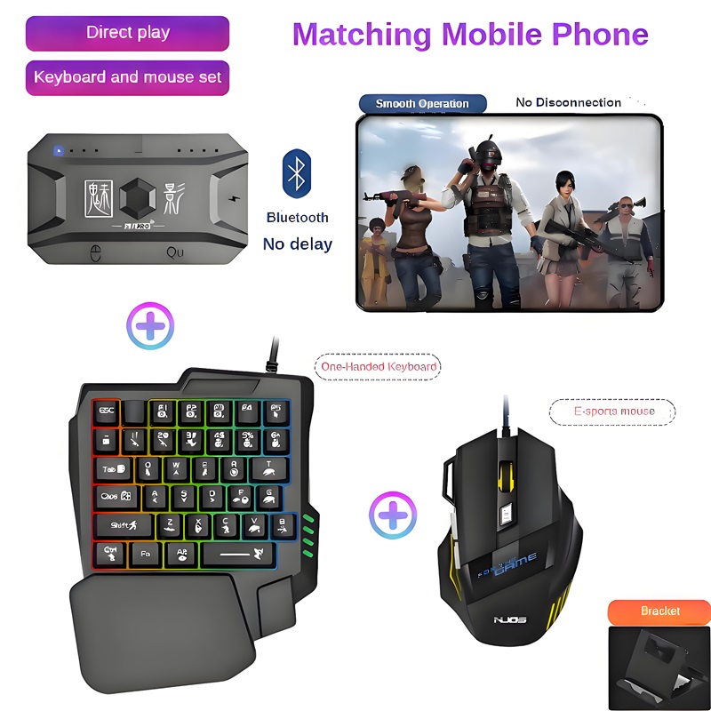 M1 Pro เกมแพด ตัวแปลงเกมมือถือ - Gaming Keyboard Mouse And Headset Combo บทวิจารณ์และราคา