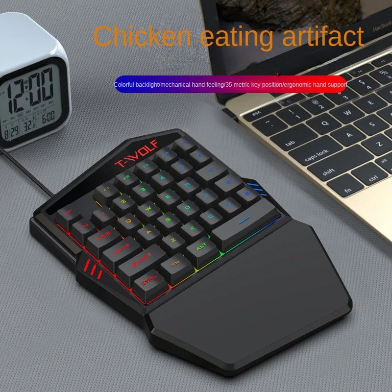 คีย์บอร์ดมือเดียว TF900 T-WOLF - Gaming Keyboard Mobile บทวิจารณ์และราคา