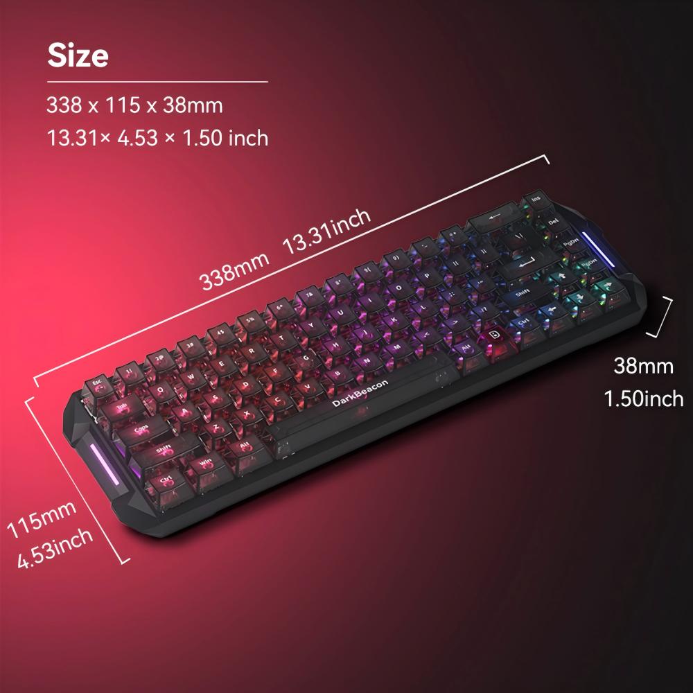 ดาร์คบีคอนเบลด 68 คีย์บอร์ดแบบ - Gaming Keyboard That Is Quiet บทวิจารณ์และราคา