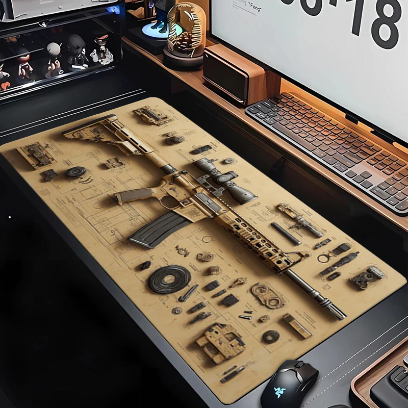 แผ่นรองเมาส์สำหรับเล่นเกมแบบนุ - Gaming Keyboard High Ground บทวิจารณ์และราคา