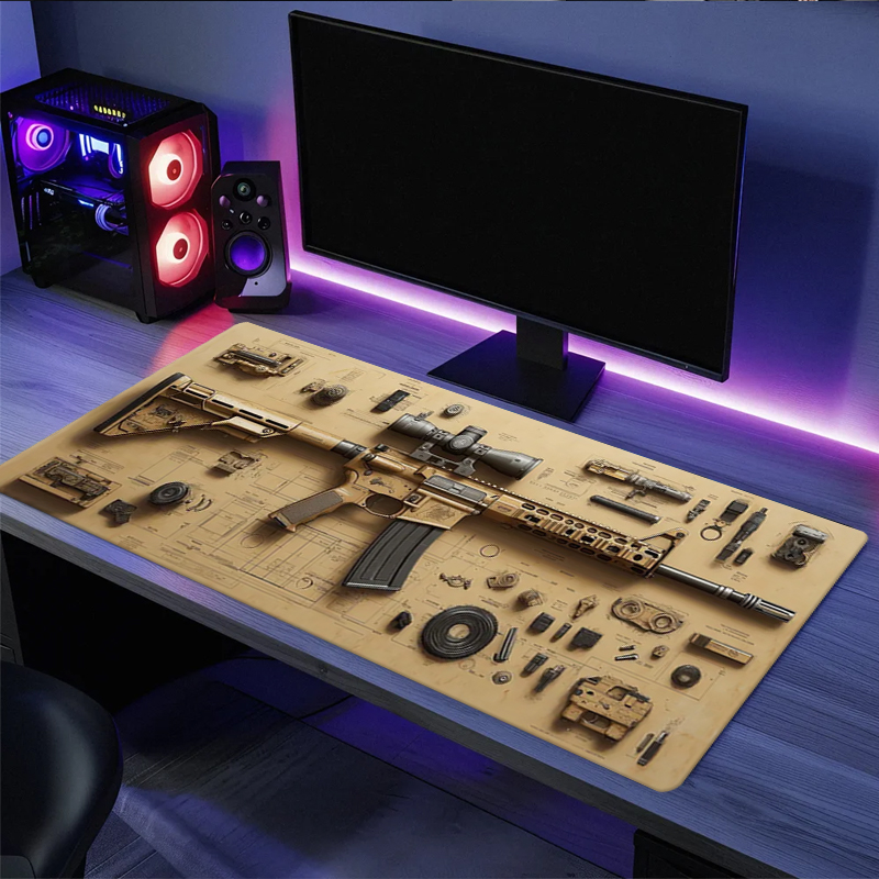 แผ่นรองเมาส์สำหรับเล่นเกมแบบนุ - Gaming Keyboard High Ground บทวิจารณ์และราคา