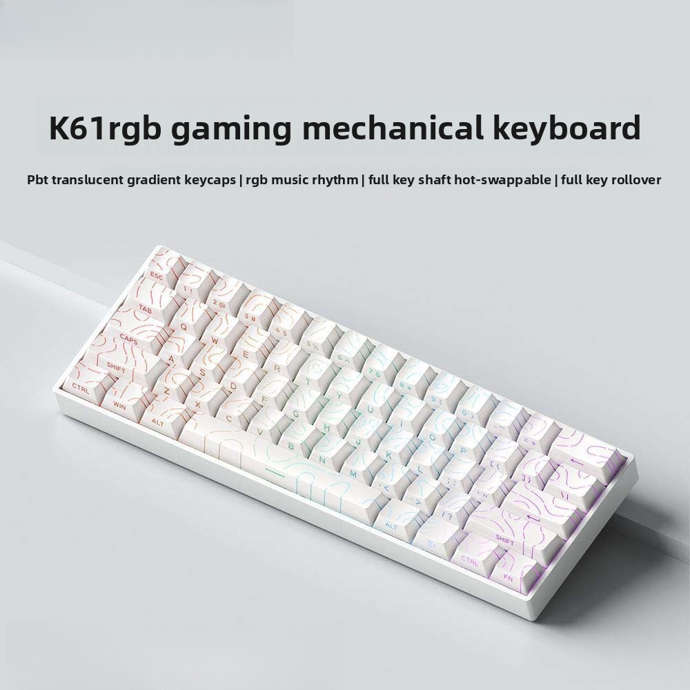 คีย์บอร์ดไร้สาย 60% บลูทูธ 2.4 - Gaming Keyboard Mobile บทวิจารณ์และราคา
