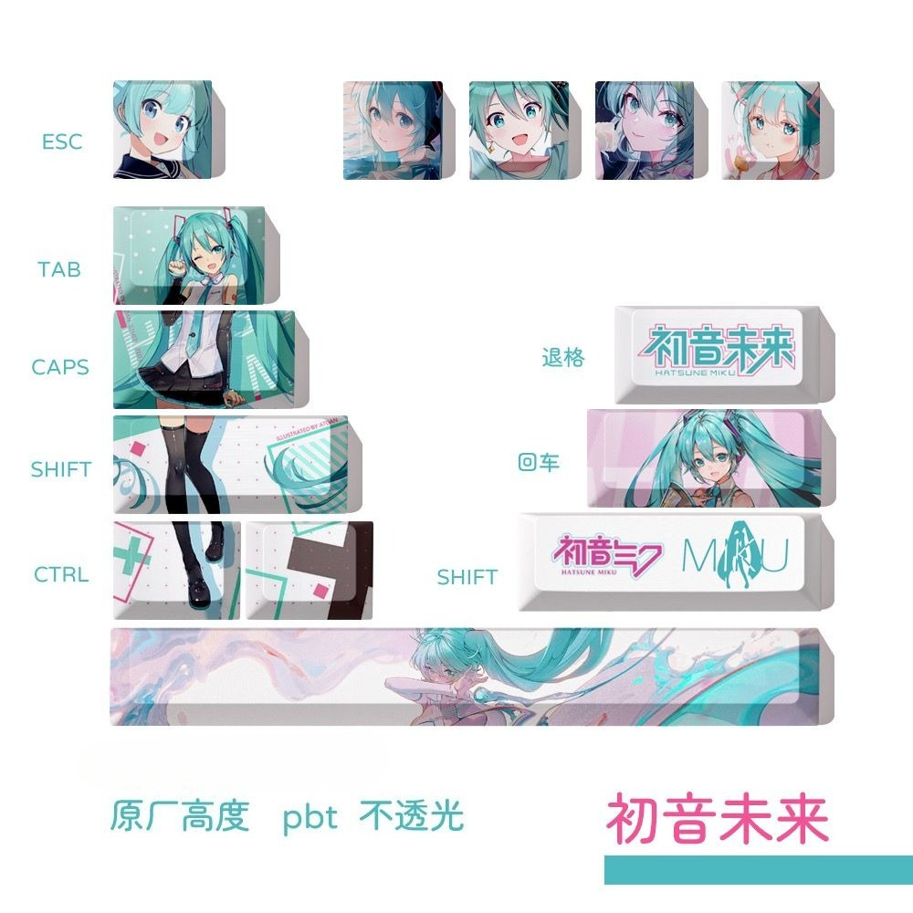 คีย์แคป Hatsune Miku, คีย์แคปค - Gaming Keyboard Mechanical บทวิจารณ์และราคา
