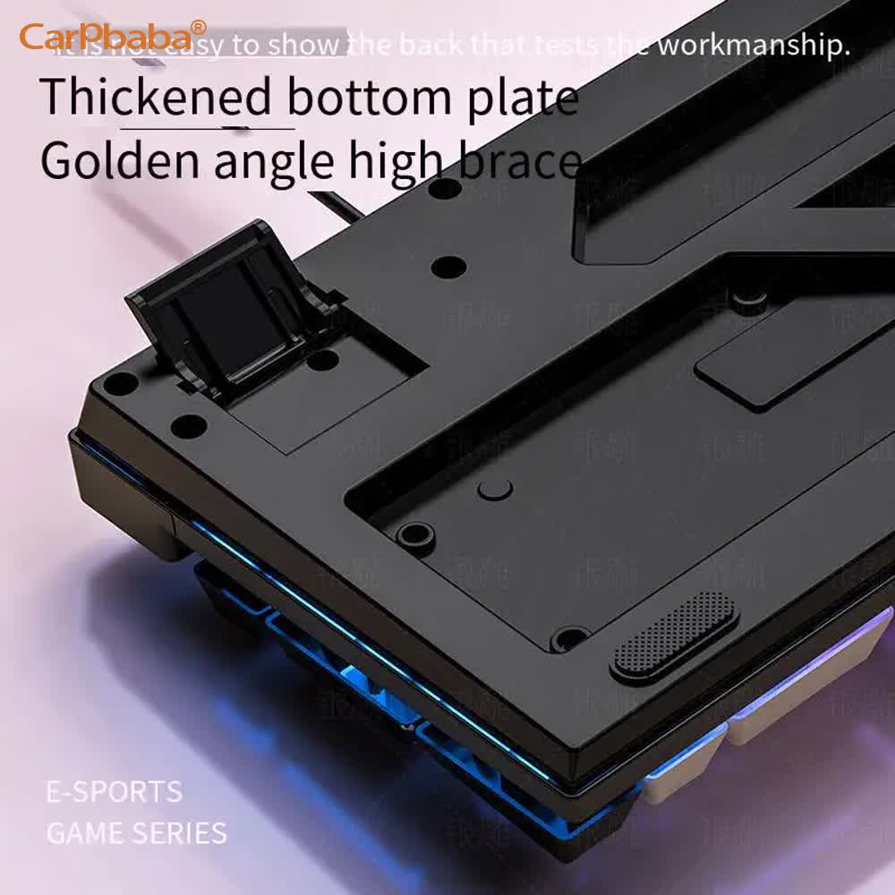 Carpbaba K500 104 คีย์ USB คีย - Gaming Keyboard Budget บทวิจารณ์และราคา