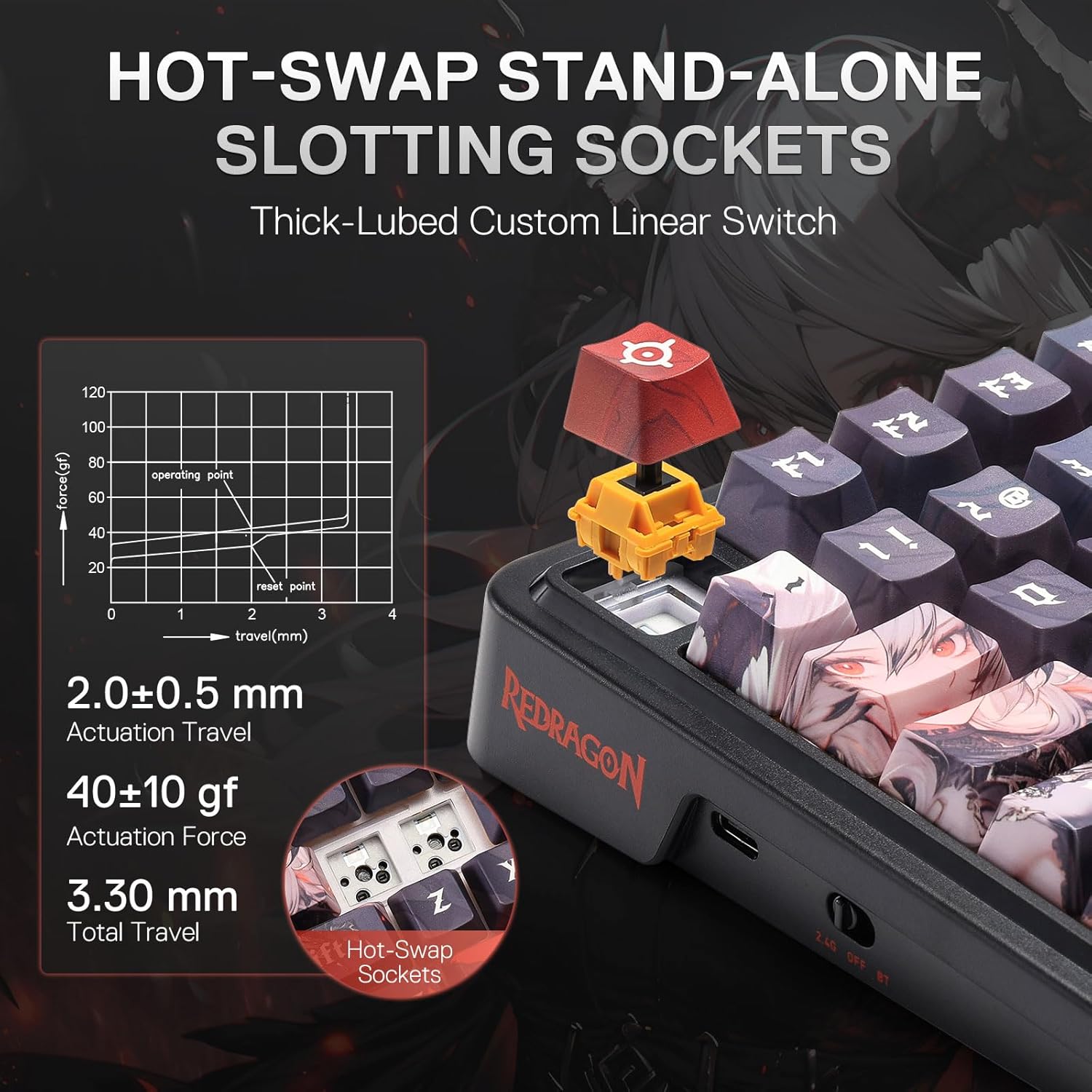คีย์บอร์ดเกมมิ่งไร้สาย Redrago - Gaming Keyboard Mobile บทวิจารณ์และราคา