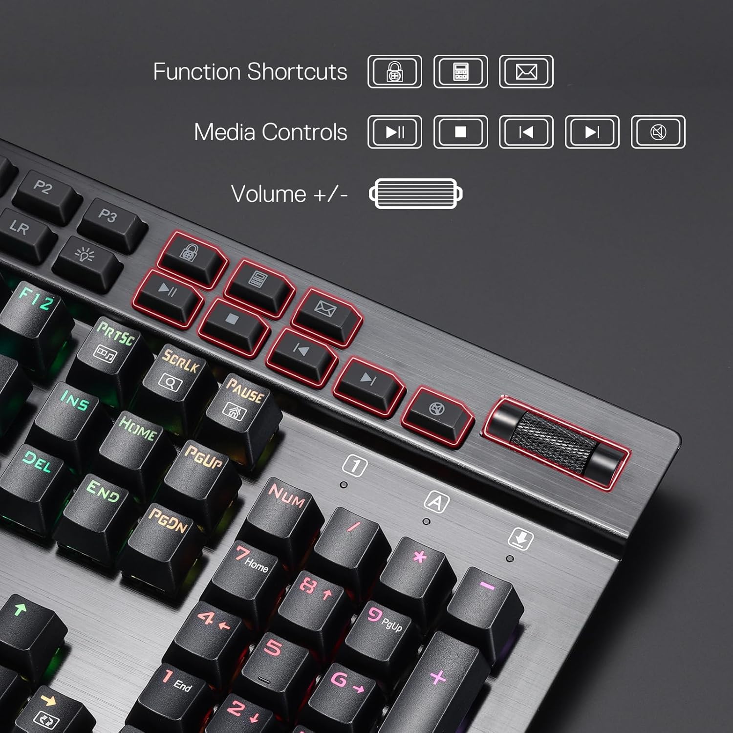 Redragon K550 RGB Gaming 104 ค - Gaming Keyboard Budget บทวิจารณ์และราคา