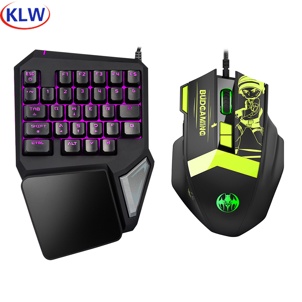 T9 Pro คีย์แพดแบบมีสายสำหรับมื - Gaming Keyboard Budget บทวิจารณ์และราคา