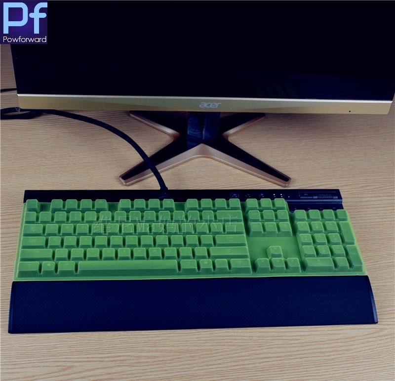 Desktop PCคีย์บอร์ดครอบคลุมกัน - Gaming Keyboard Corsair บทวิจารณ์และราคา