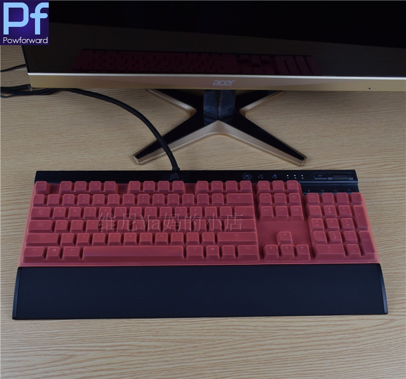 Desktop PCคีย์บอร์ดครอบคลุมกัน - Gaming Keyboard Corsair บทวิจารณ์และราคา