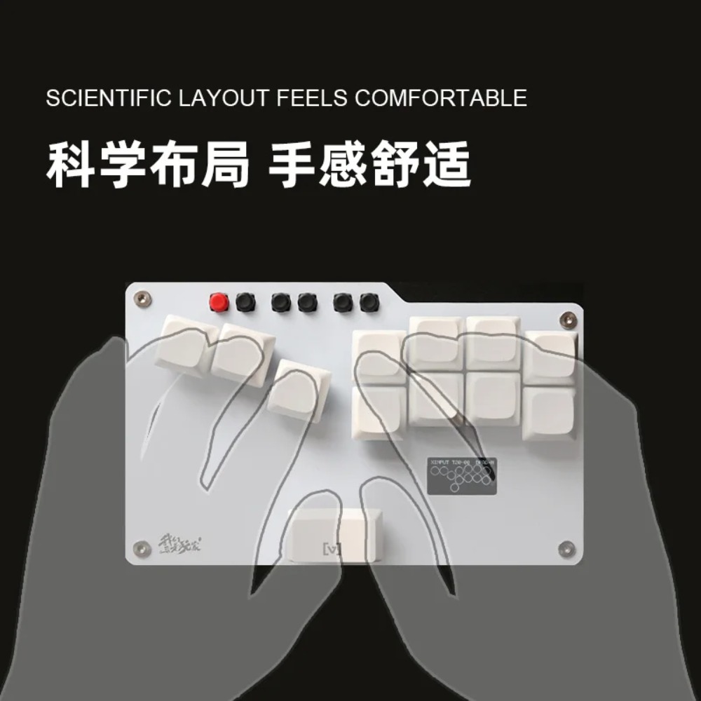 คีย์บอร์ด HitBox Mini แบบพกพา  - Gaming Keyboard Ergonomics บทวิจารณ์และราคา