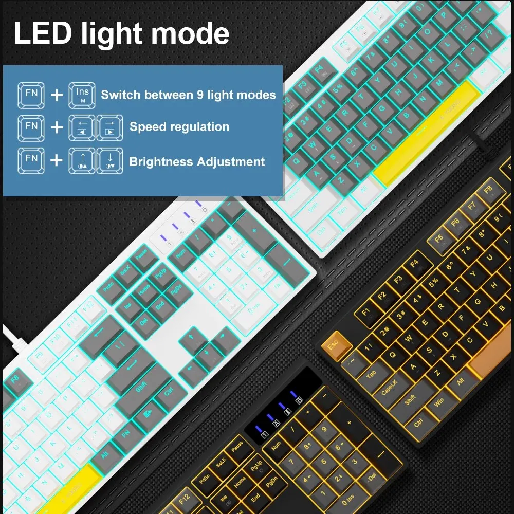 E-YOOSO Z14 USBคีย์บอร์ดแบบมีส - Gaming Keyboard E Yooso บทวิจารณ์และราคา