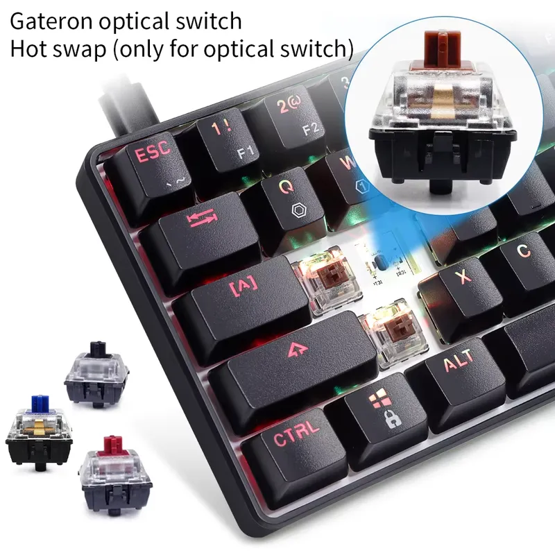 คีย์บอร์ดเกมมิ่งแบบมีสายขนาดเล - Gaming Keyboard Mechanical บทวิจารณ์และราคา