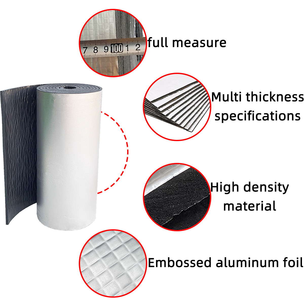 PINMOAP แผ่นกันเสียงในรถยนต์ แ - Foam Dampener Sheet บทวิจารณ์และราคา