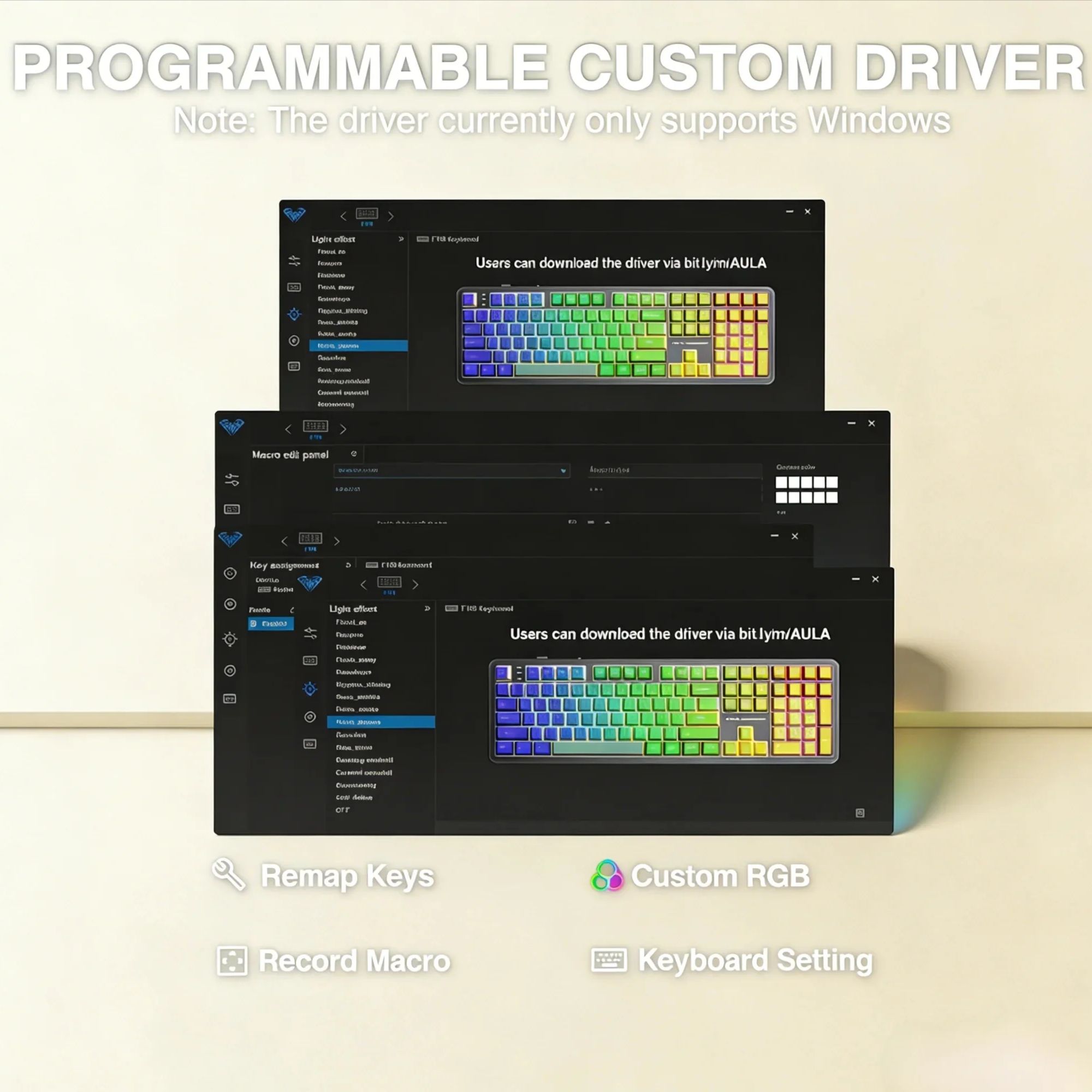 AULA F108 คีย์บอร์ดไร้สาย สวิต - Gaming Keyboard No Noise บทวิจารณ์และราคา