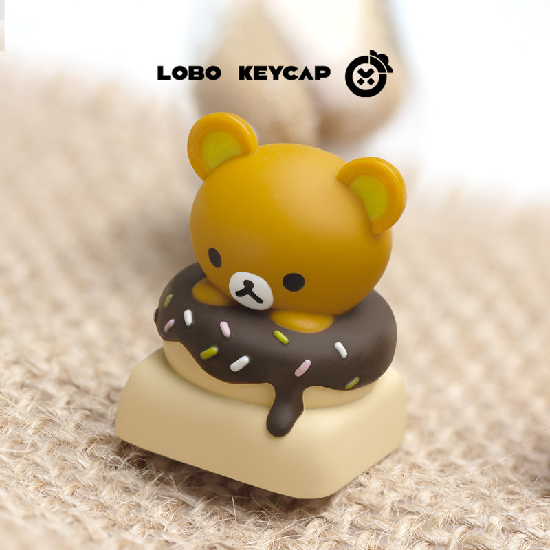 คีย์แคปเรซิ่นรูปโดนัทริลัคคุมะ - Gaming Keyboard Mechanical บทวิจารณ์และราคา