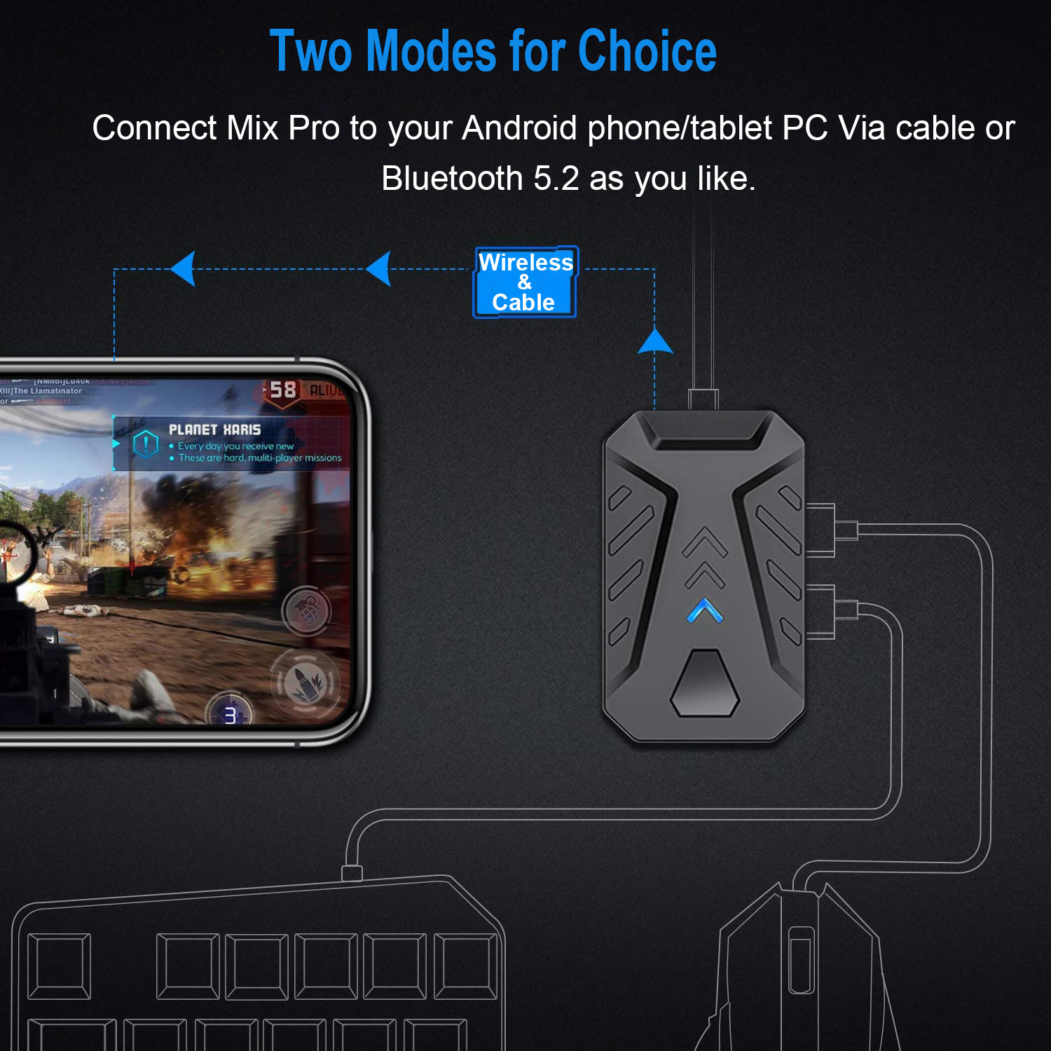 ชุดคีย์บอร์ดและเมาส์สำหรับเล่น - Gaming Keyboard Mobile บทวิจารณ์และราคา