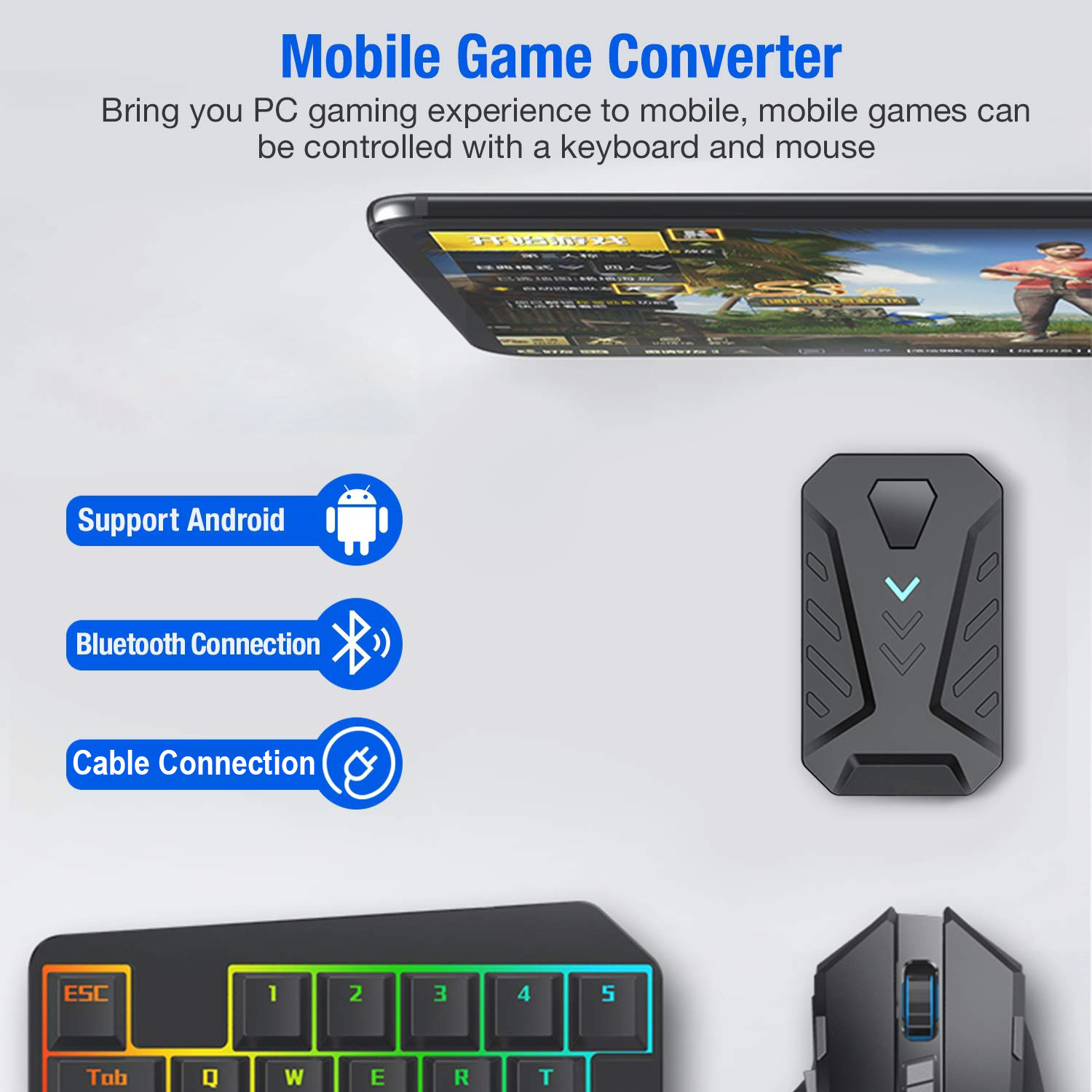 ชุดคีย์บอร์ดและเมาส์สำหรับเล่น - Gaming Keyboard Mobile บทวิจารณ์และราคา