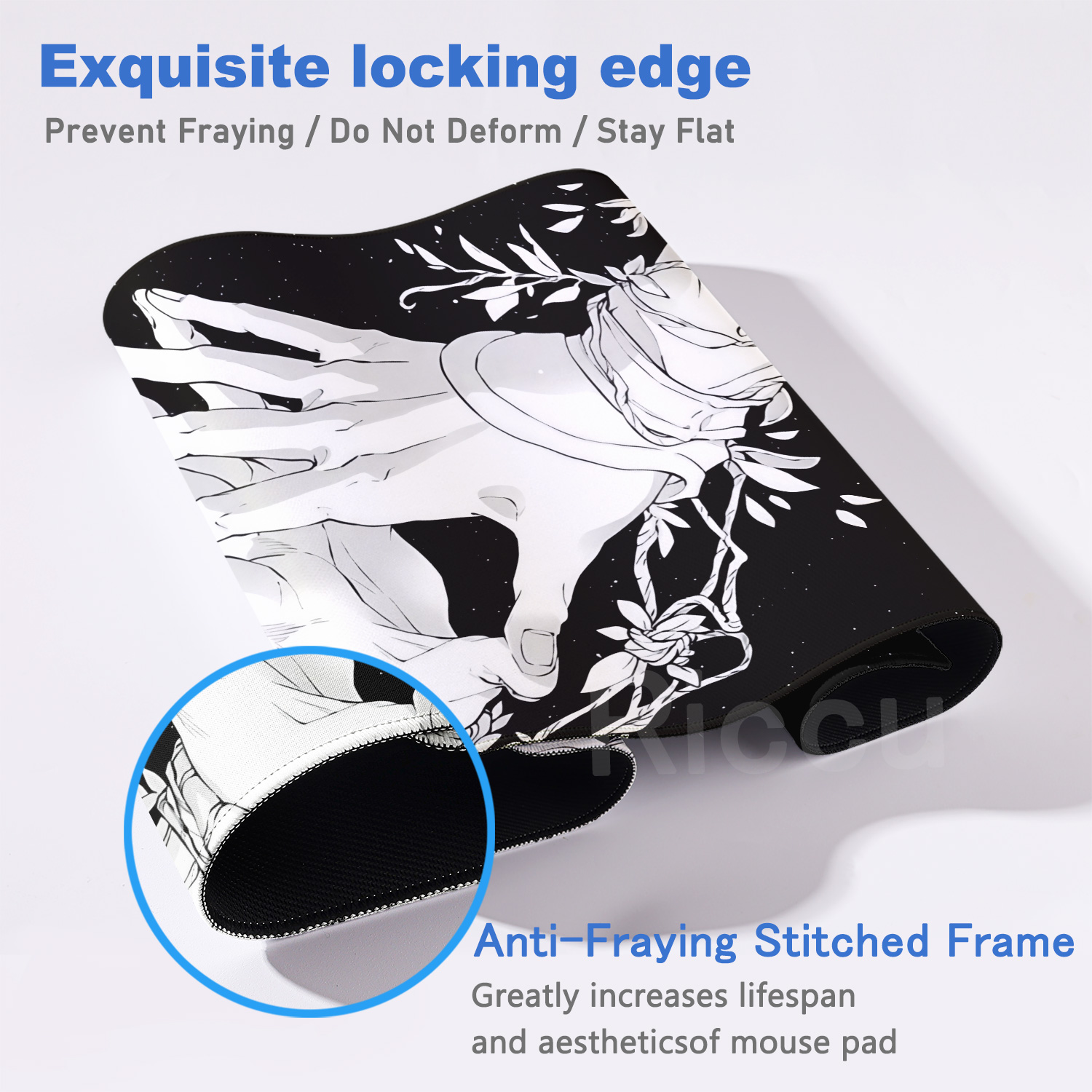 แผ่นรองเมาส์ลายศิลปะโกธิคสีดำข - Gaming Keyboard Hand บทวิจารณ์และราคา