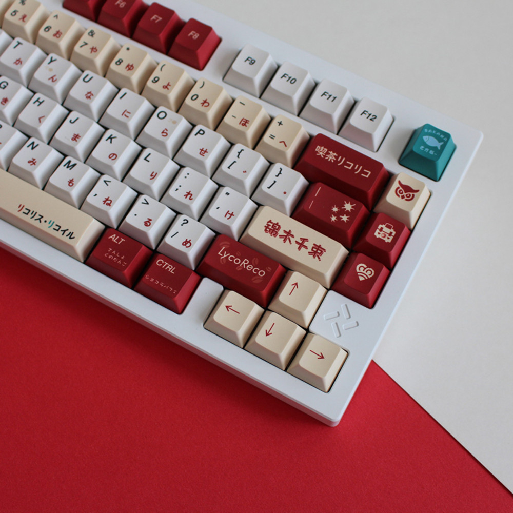 คีย์แคปอะนิเมะ Lycoris Recoil  - Gaming Keyboard Ergonomics บทวิจารณ์และราคา
